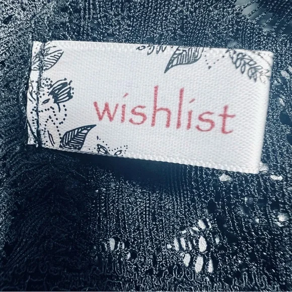 Wishlist Barlett Black Lace Size M/L - Picture 5 of 7